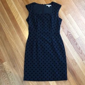 Banana Republic polka dot sheath dress